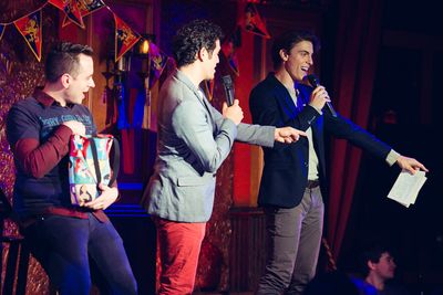 Benjamin Rauhala, Adam Jacobs, and Derek Klena Photo