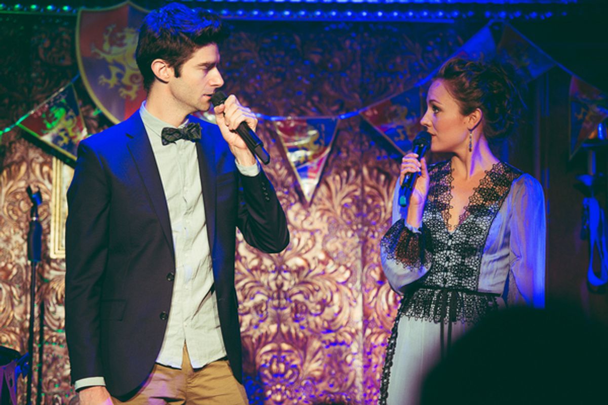 Drew Gehling and Laura Osnes at 