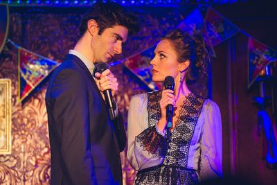 Drew Gehling and Laura Osnes
 Photo