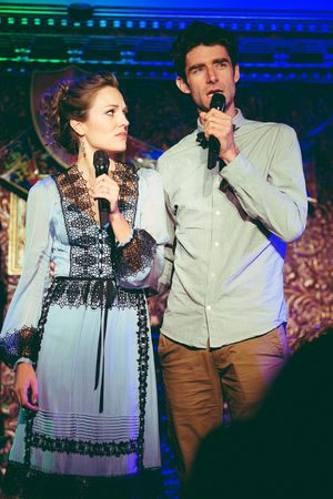Drew Gehling and Laura Osnes
 Photo
