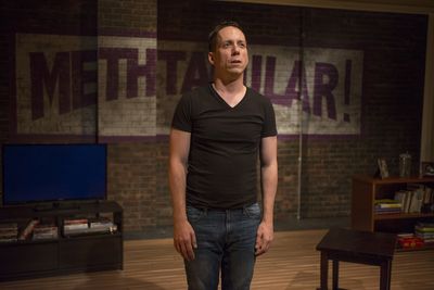 Steven Strafford in his one-man show METHTACULAR! Photo