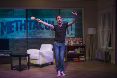 Steven Strafford in his one-man show METHTACULAR! Photo