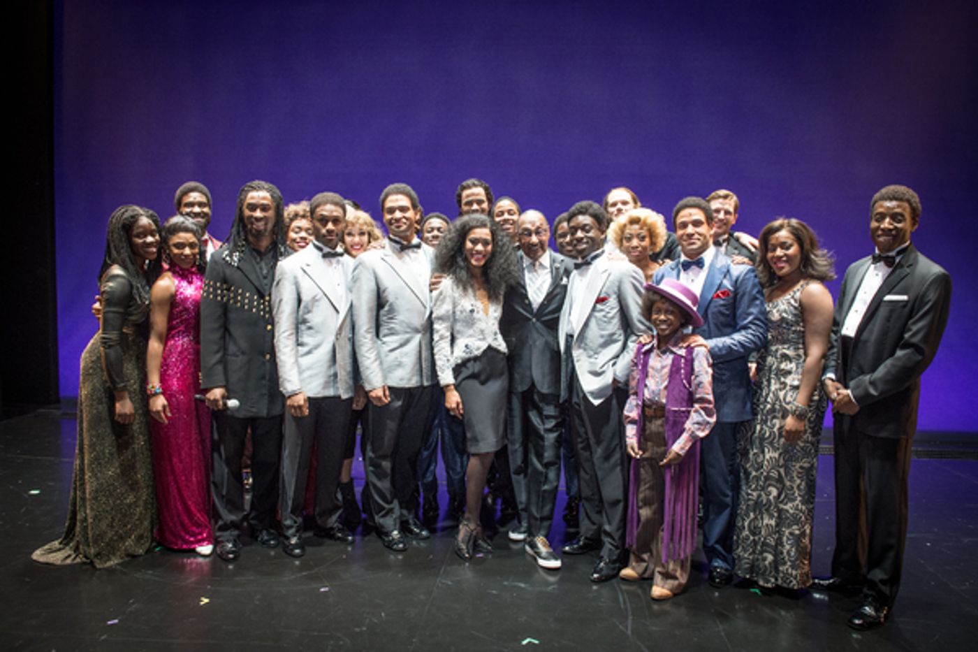 Photo Flash: Motown Legend The Hightops' Duke Fakir Meets MOTOWN THE MUSICAL's West End Cast  Image