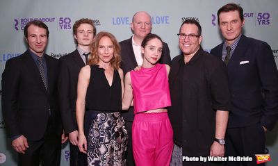 Alex Hunt, Ben Rosenfield, Amy Ryan, playwright Mike Bartlett, Zoe Kazan,  Michael Ma Photo