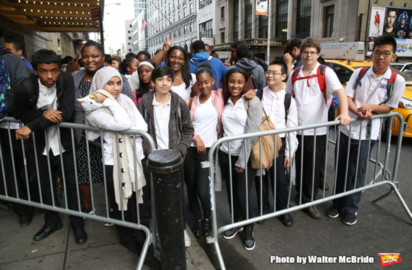 Photo Coverage: #EduHam Takes Over at HAMILTON with Gilder Lehman Institute's American History Education Matinee Photo Coverage: #EduHam Takes Over at HAMILTON with Gilder Lehman Institute's American History Education Matinee Image