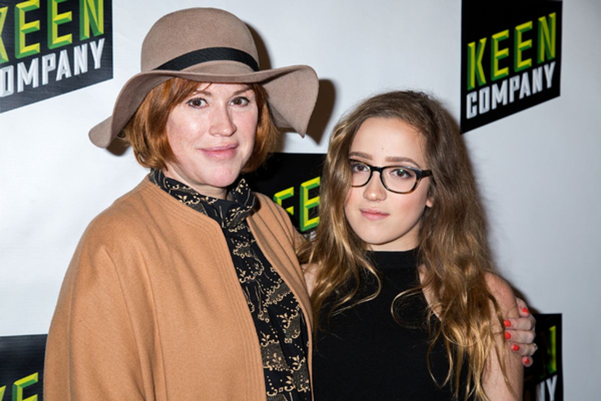 Molly Ringwald, Mathlida Ereni Gianopolous at 