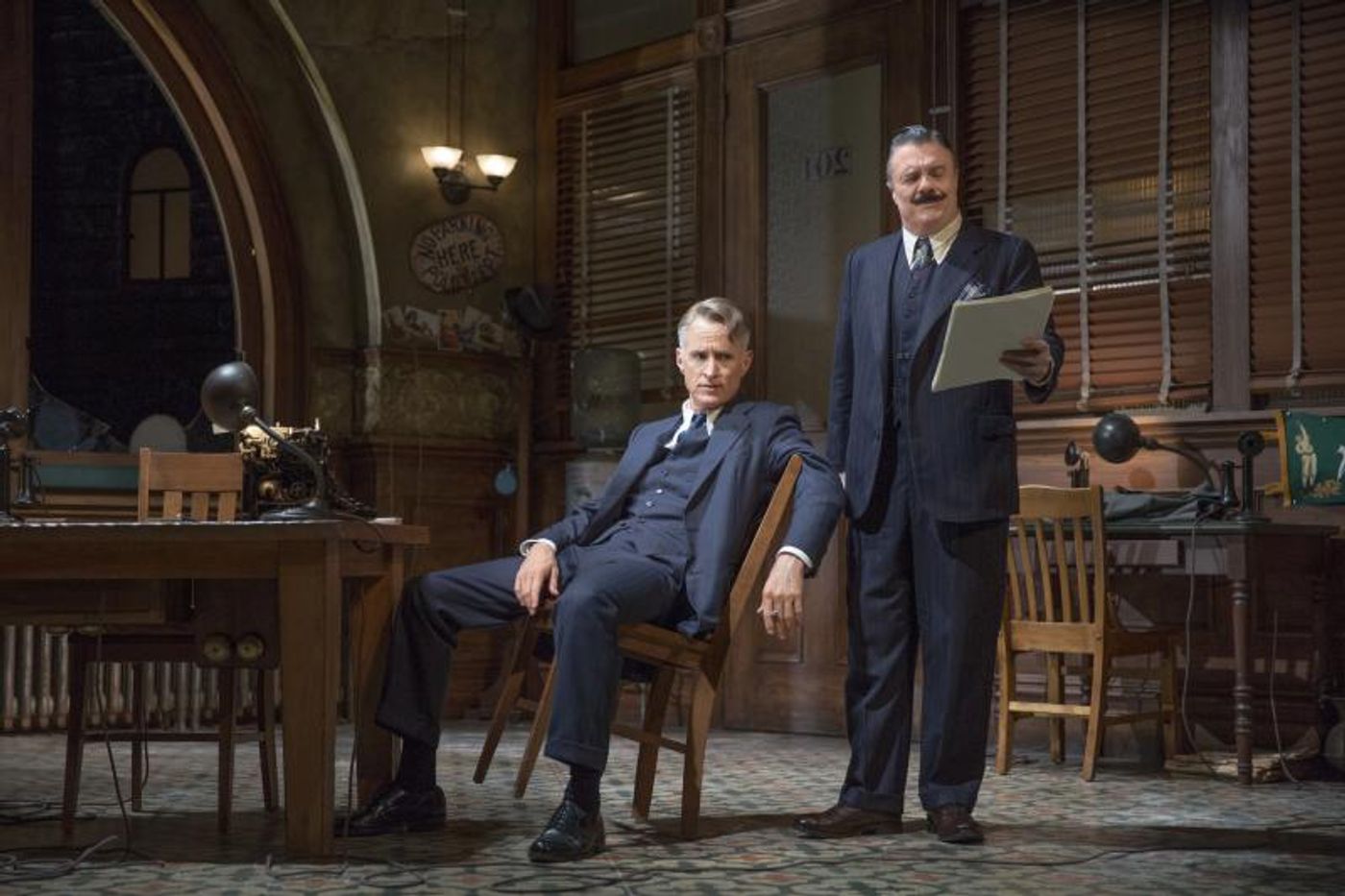Review: Nathan Lane and John Slattery Lead A Raucously Funny Revival Of THE FRONT PAGE Review: Nathan Lane and John Slattery Lead A Raucously Funny Revival Of THE FRONT PAGE Image
