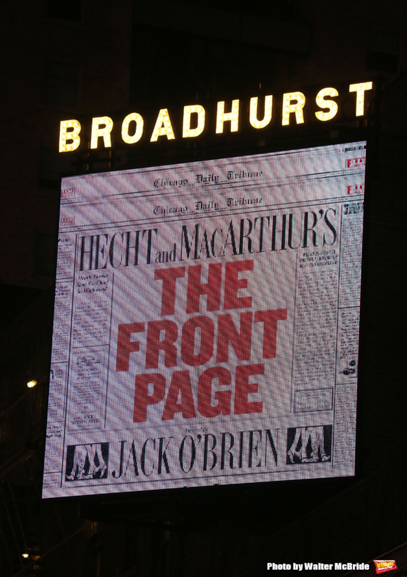 Photo Coverage: THE FRONT PAGE Company Takes Opening Night Bows! Photo Coverage: THE FRONT PAGE Company Takes Opening Night Bows! Image