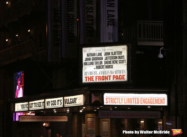 Photos: THE FRONT PAGE Company Takes Opening Night Bows! — photo 1 of 43