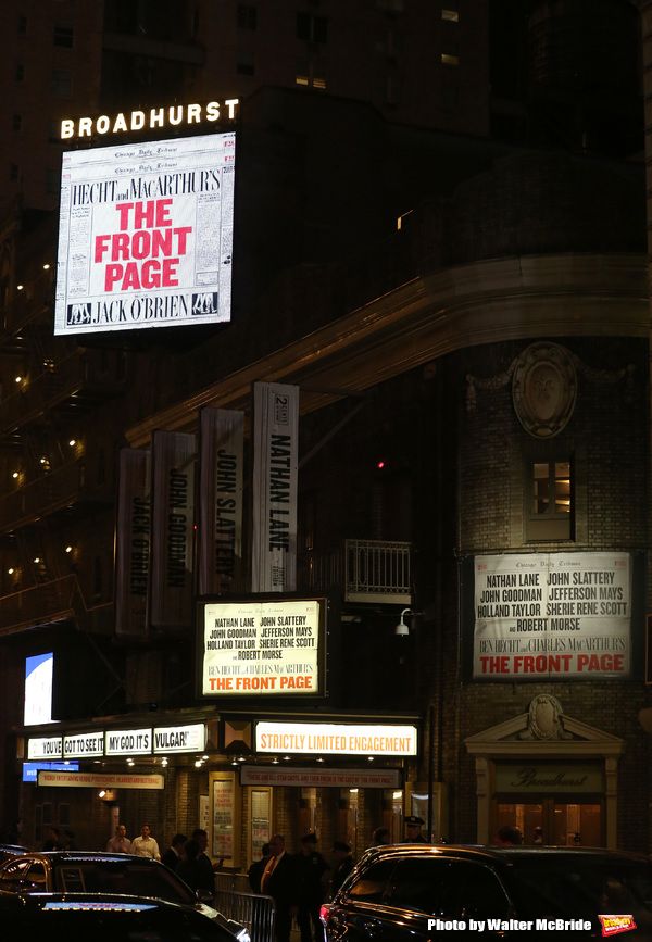 Photos: THE FRONT PAGE Company Takes Opening Night Bows! — photo 3 of 43