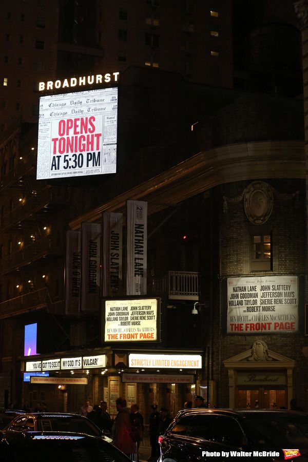 Photos: THE FRONT PAGE Company Takes Opening Night Bows! — photo 5 of 43