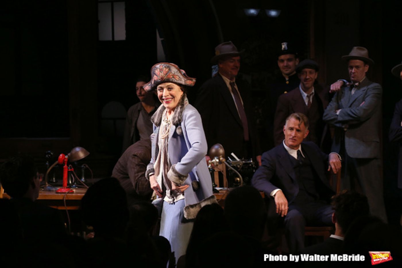 Photo Coverage: THE FRONT PAGE Company Takes Opening Night Bows!  Image