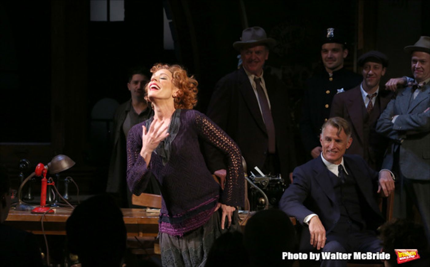 Photo Coverage: THE FRONT PAGE Company Takes Opening Night Bows!  Image