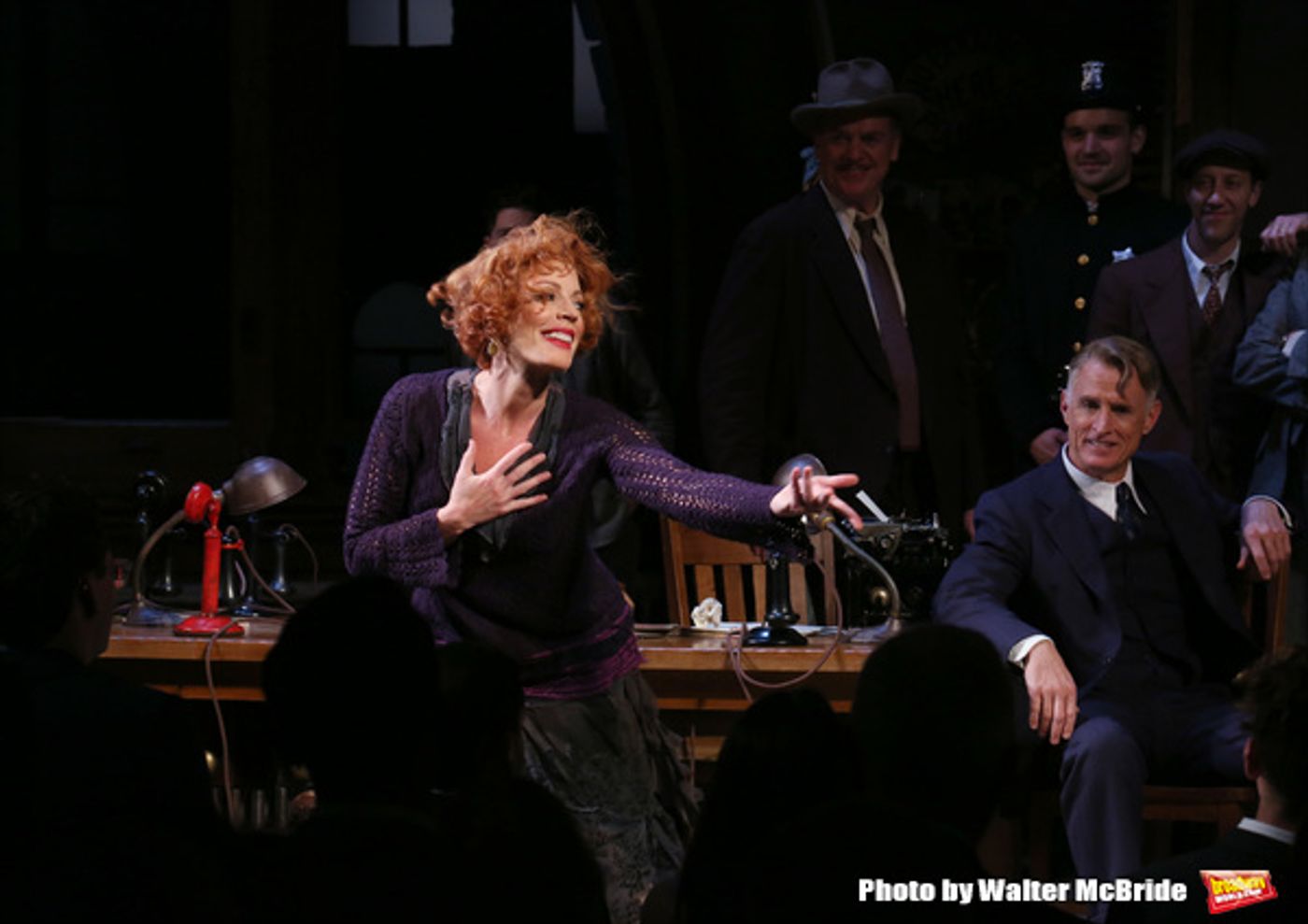 Photo Coverage: THE FRONT PAGE Company Takes Opening Night Bows!  Image