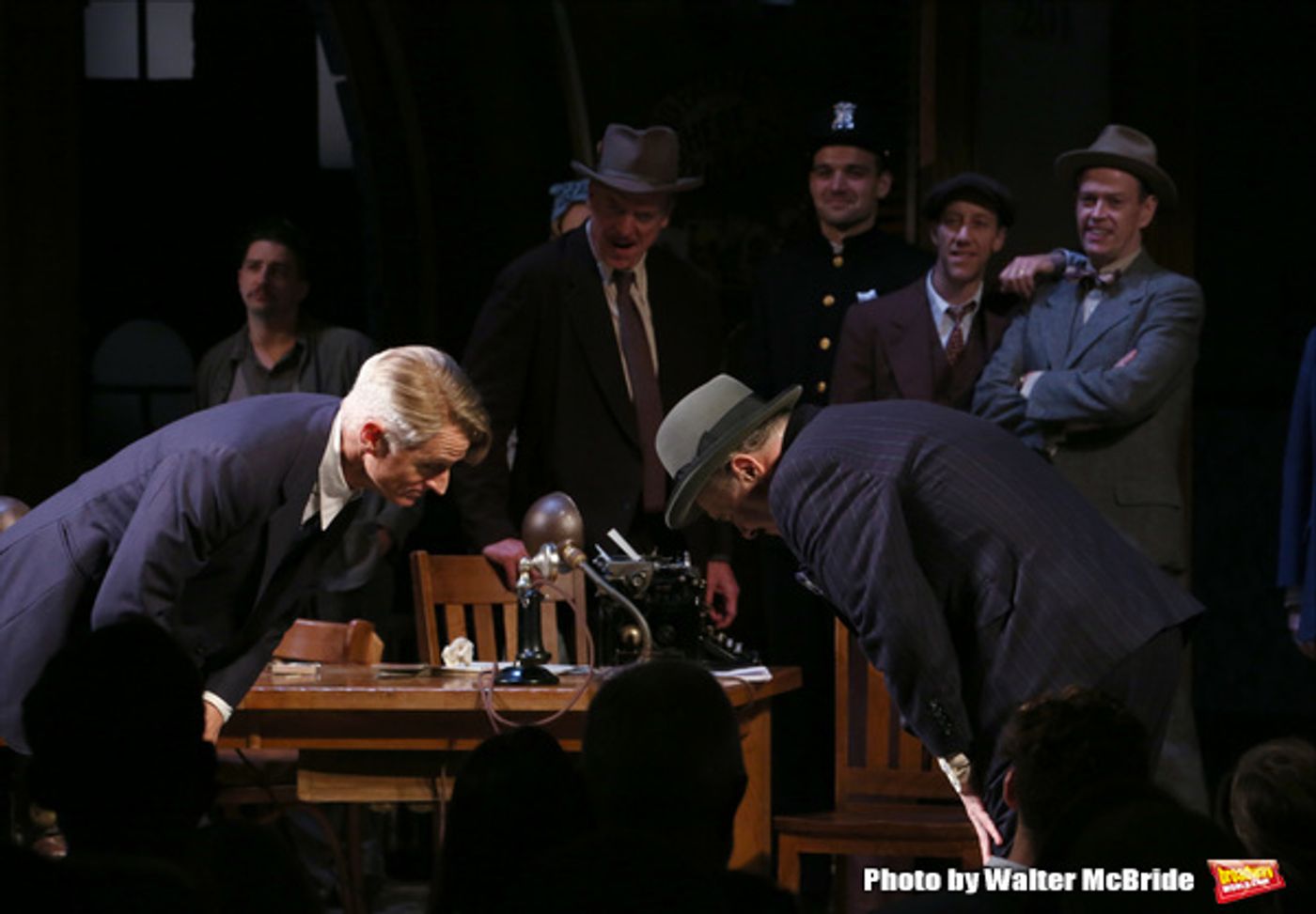 Photo Coverage: THE FRONT PAGE Company Takes Opening Night Bows!  Image