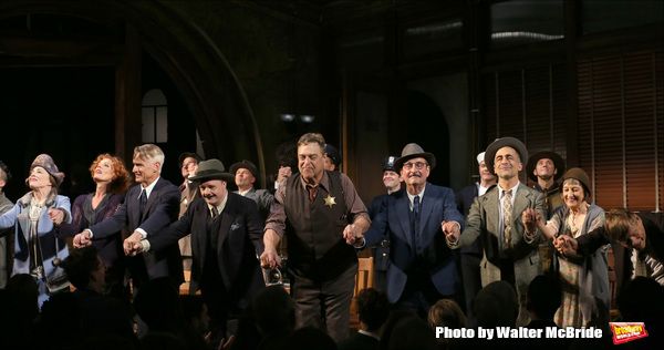 Photos: THE FRONT PAGE Company Takes Opening Night Bows! — photo 38 of 43