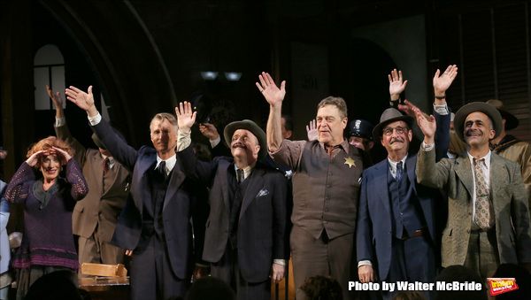 Sherie Rene Scott, John Slattery, Nathan Lane, John Goodman, David Pittu and cast  Photo