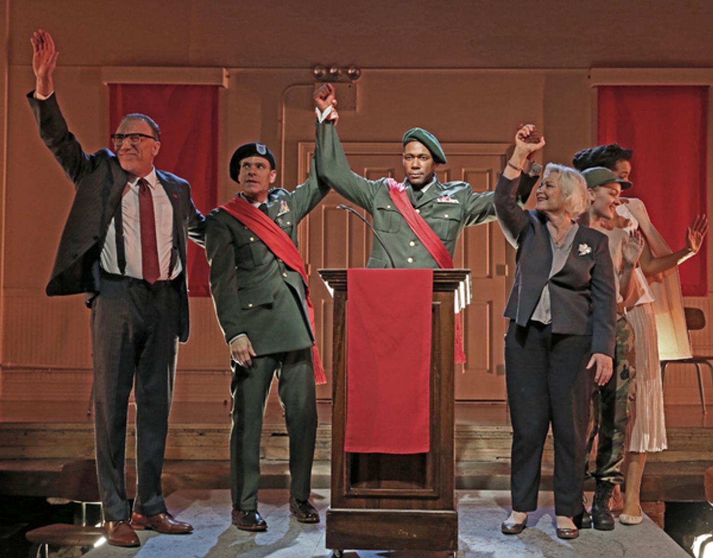 Photo Flash: First Look at Dion Johnstone, Patrick Page and More in CORIOLANUS at Red Bull  Image