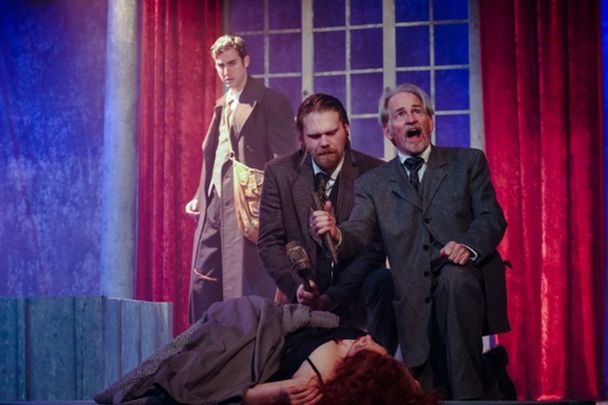 Jacob Tice, Christopher Rocco, Brynn Garrett, and Joseph Grant at 