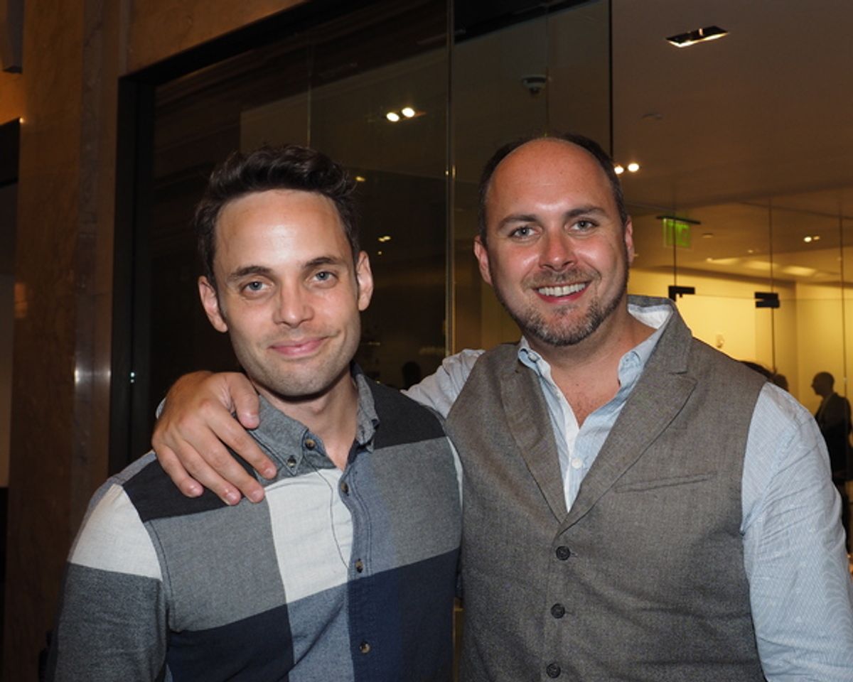 Justin Mortelliti and Edward Allen at 