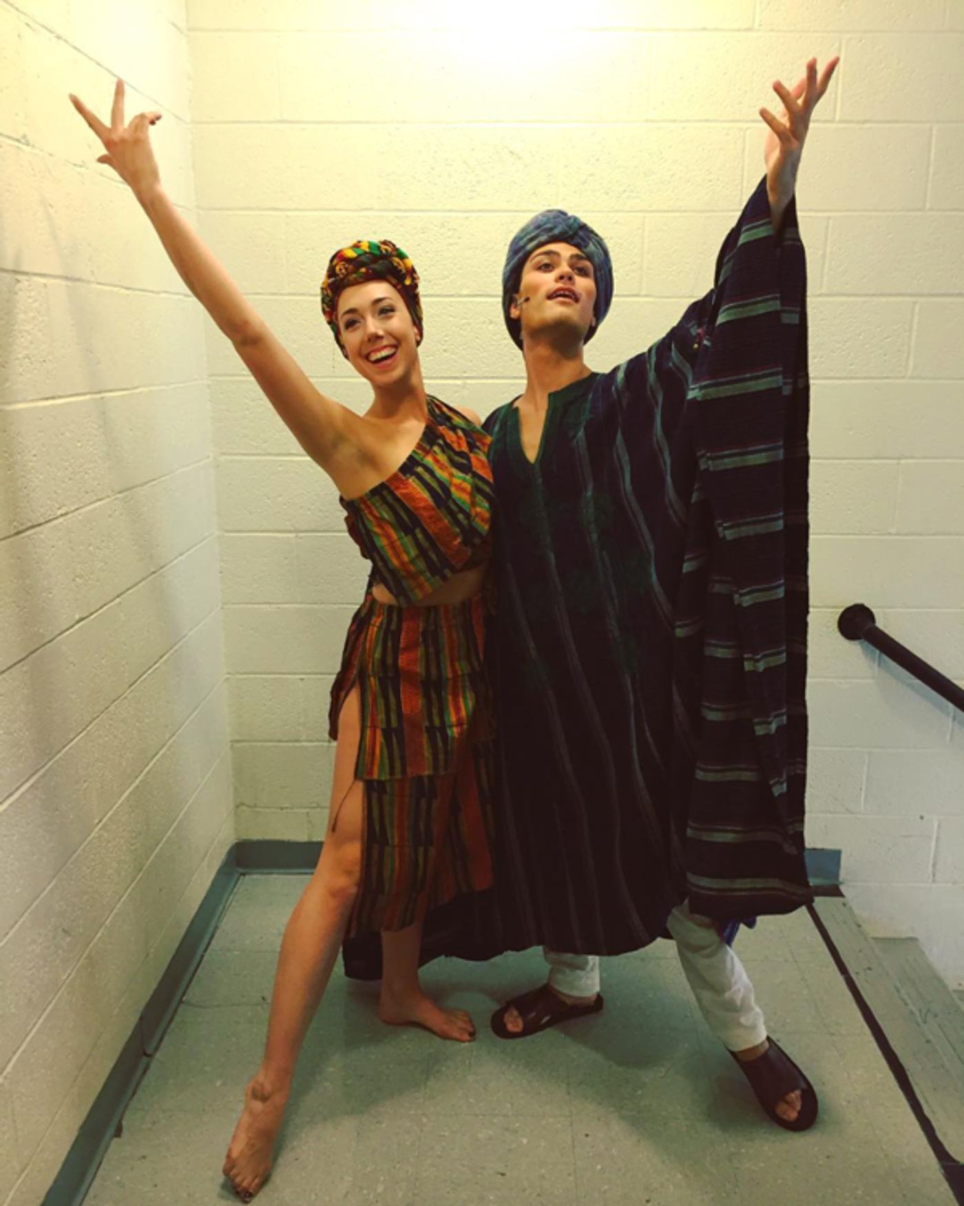 Photo Flash: It's Just Peachy at HOLIDAY INN, Existential at SOMETHING ROTTEN, and More Saturday Intermission Pics!  Image