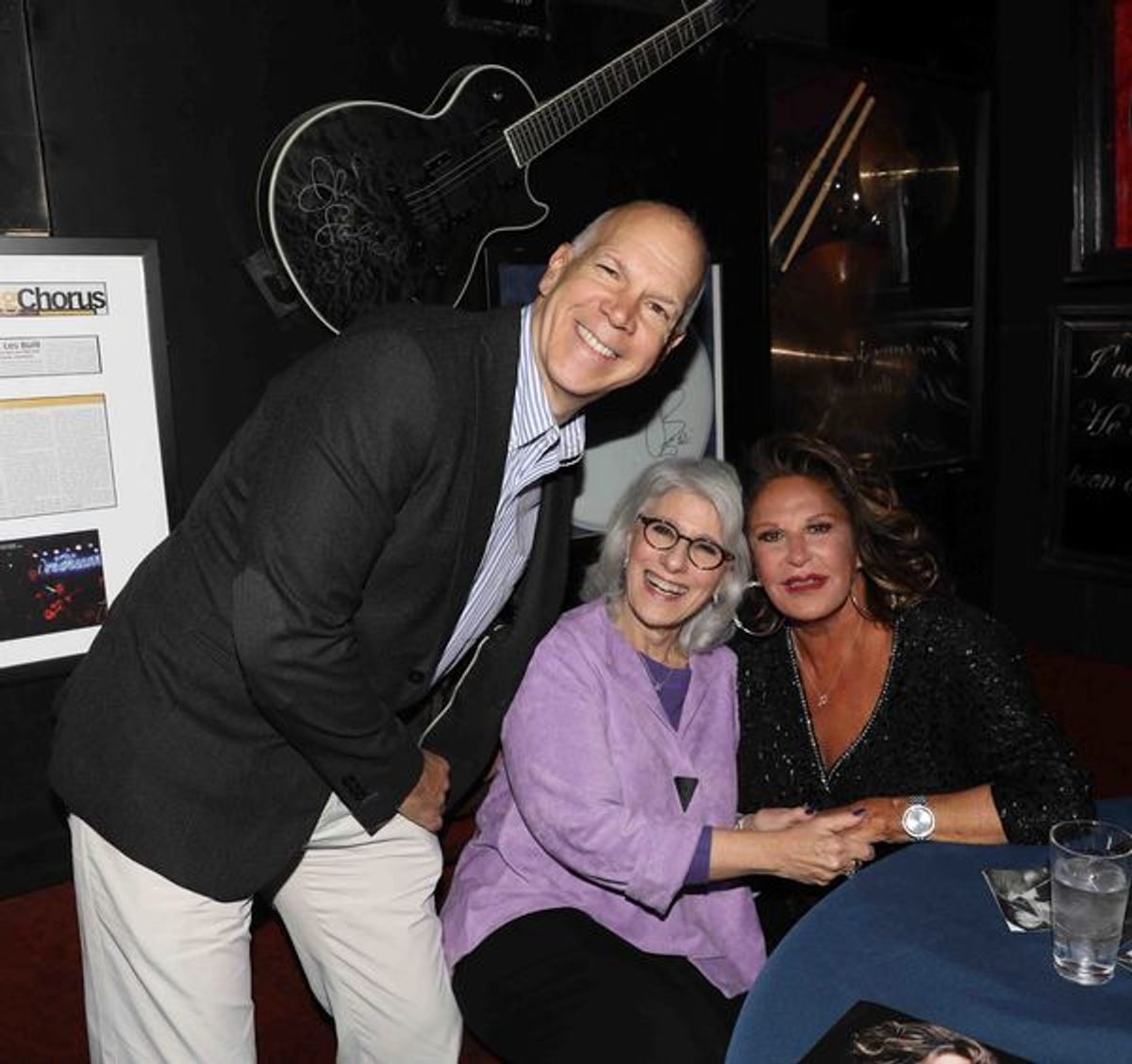 David Zippel, Jamie deRoy, Laninie Kazan at 