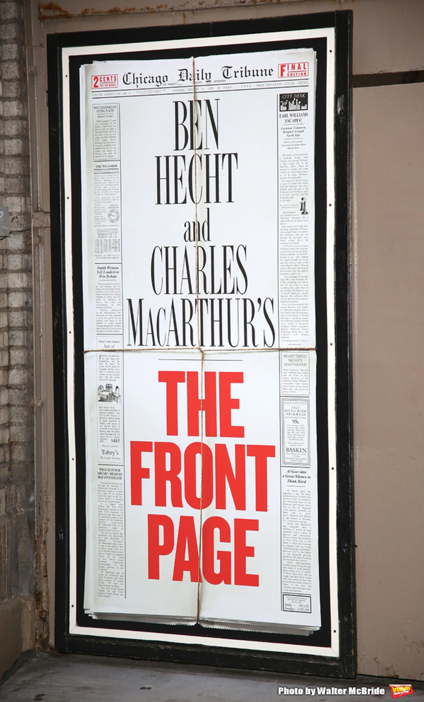 Photo Coverage: On the Red Carpet for Opening Night of THE FRONT PAGE  Image