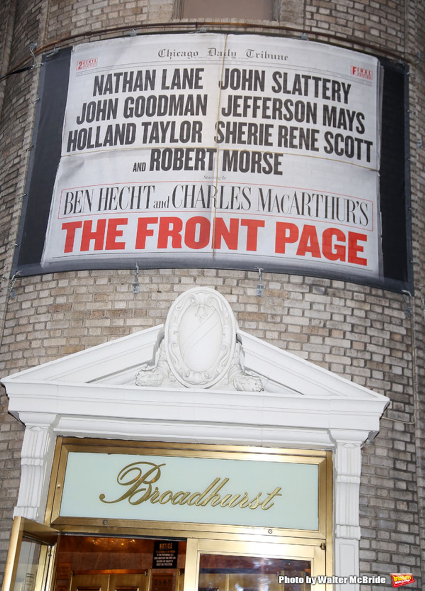 Photo Coverage: On the Red Carpet for Opening Night of THE FRONT PAGE  Image