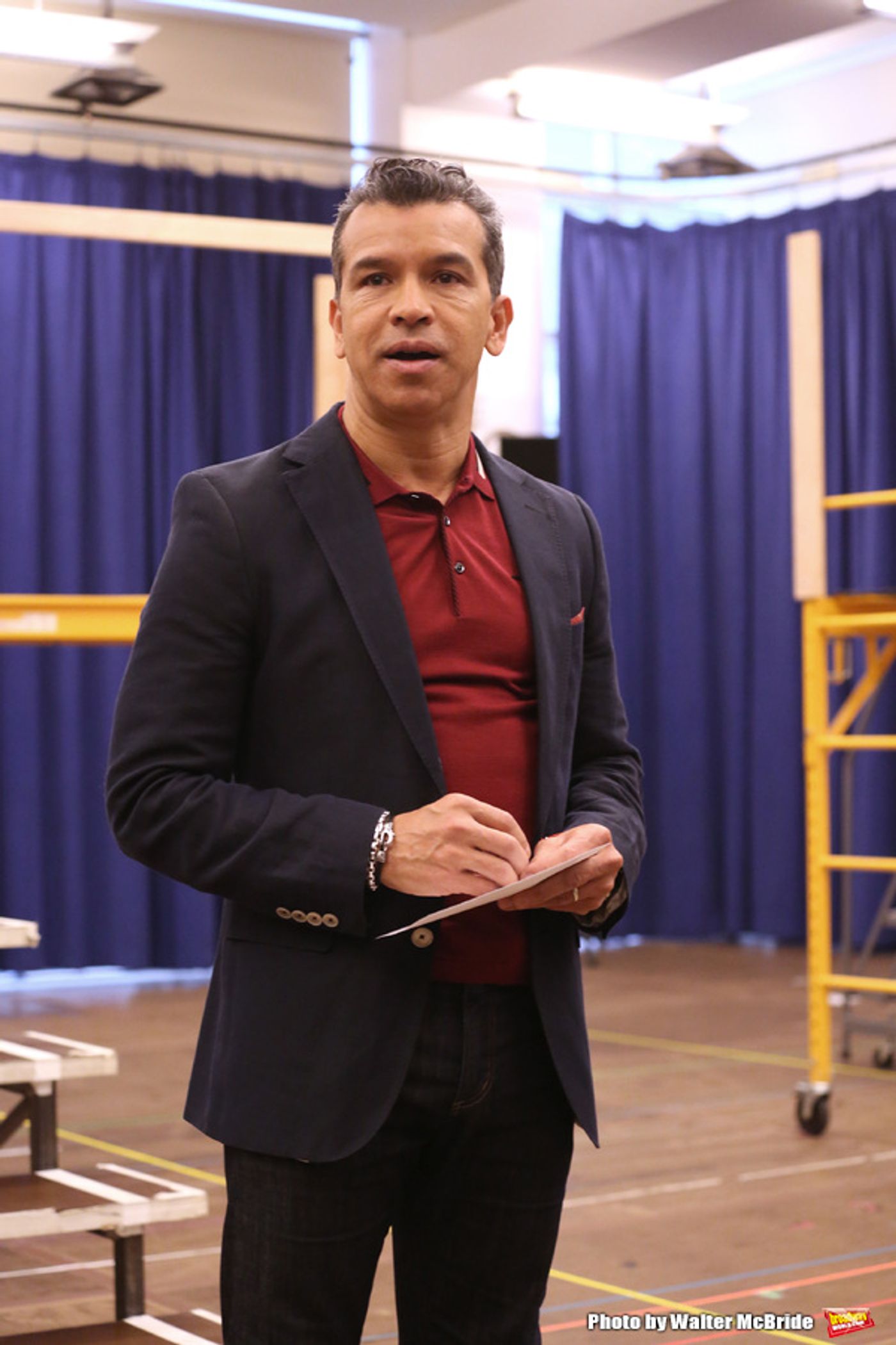 Photo Coverage: In the Rehearsal Room with the Cast of A BRONX TALE on Broadway!  Image