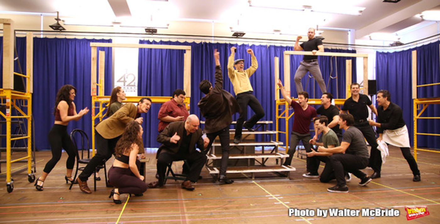 Photo Coverage: In the Rehearsal Room with the Cast of A BRONX TALE on Broadway! Photo Coverage: In the Rehearsal Room with the Cast of A BRONX TALE on Broadway! Image
