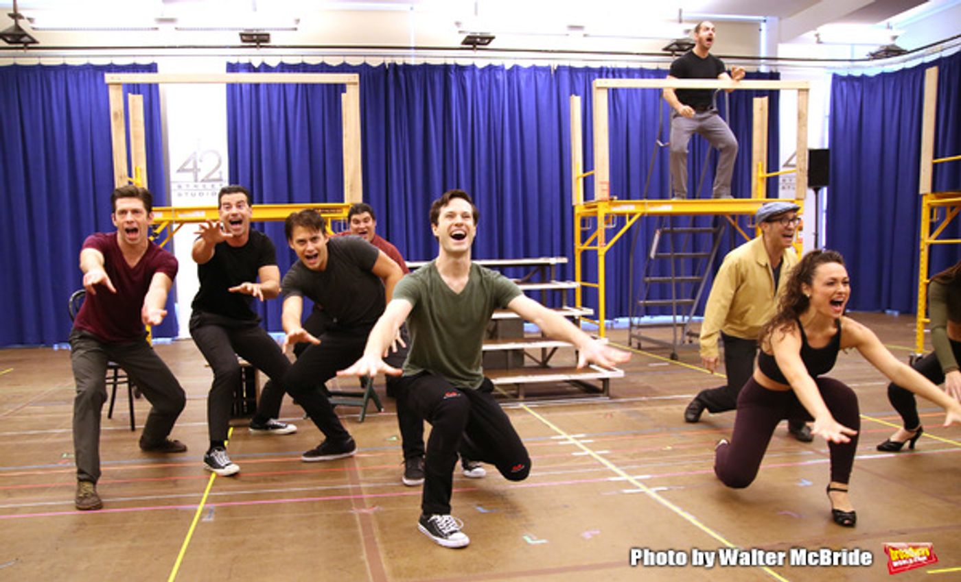 Photo Coverage: In the Rehearsal Room with the Cast of A BRONX TALE on Broadway! Photo Coverage: In the Rehearsal Room with the Cast of A BRONX TALE on Broadway! Image