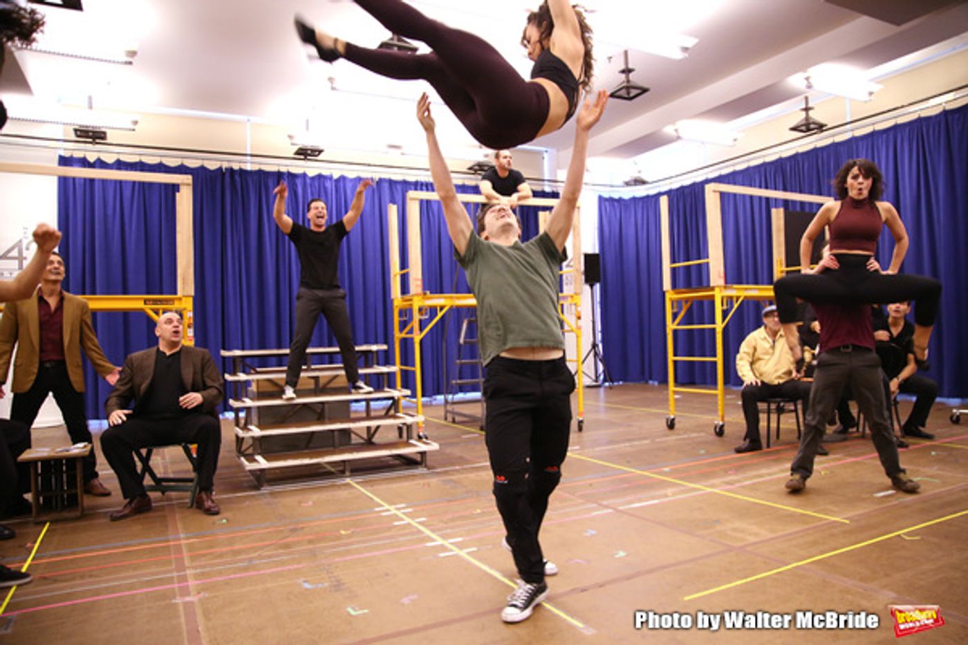 Photo Coverage: In the Rehearsal Room with the Cast of A BRONX TALE on Broadway! Photo Coverage: In the Rehearsal Room with the Cast of A BRONX TALE on Broadway! Image