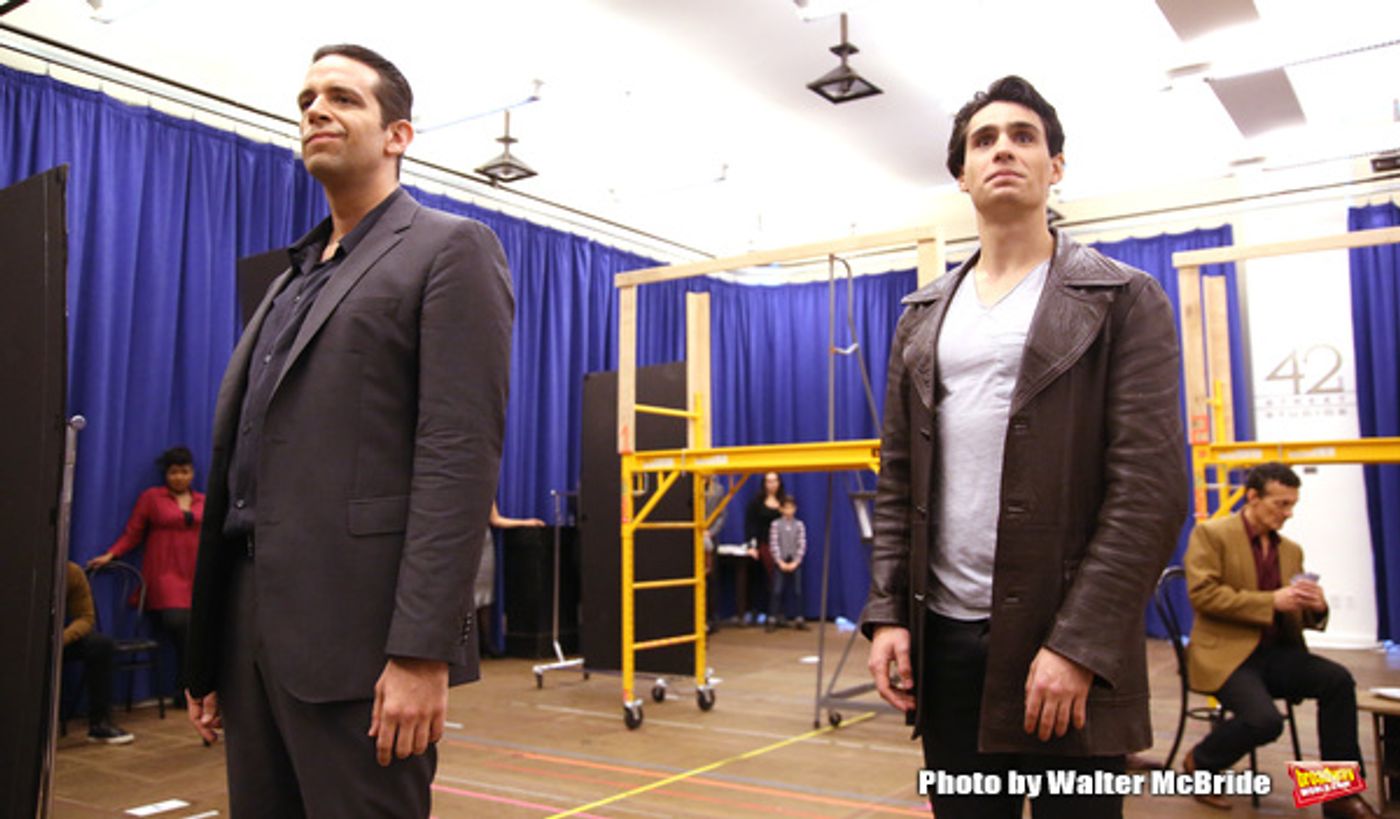 Photo Coverage: In the Rehearsal Room with the Cast of A BRONX TALE on Broadway! Photo Coverage: In the Rehearsal Room with the Cast of A BRONX TALE on Broadway! Image