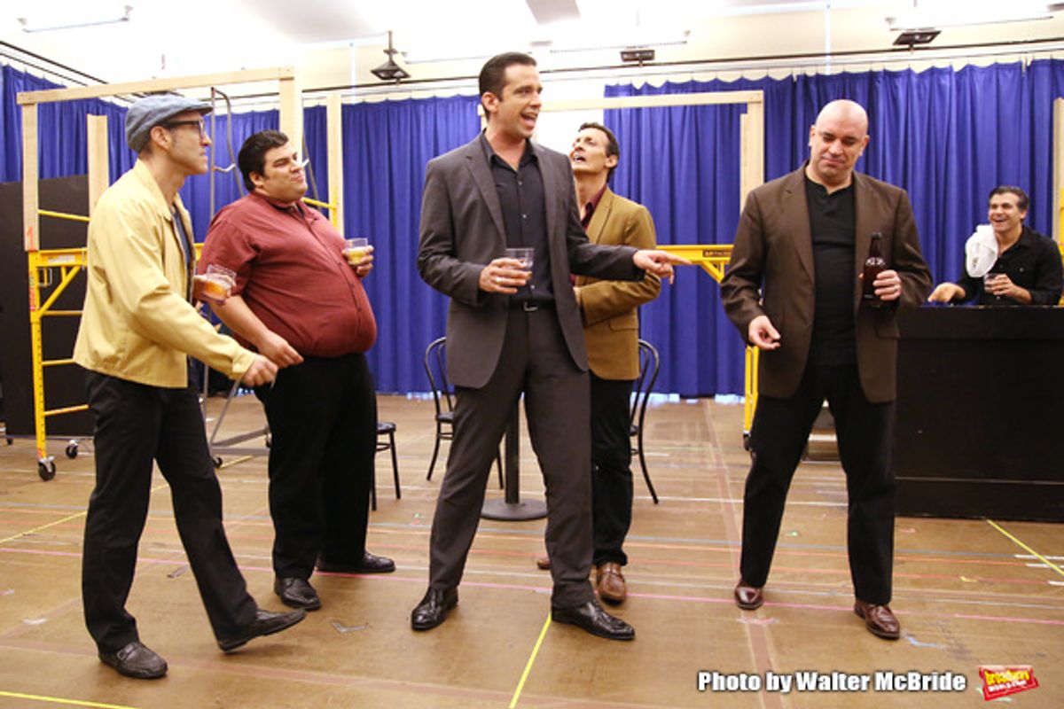 Nick Cordero and cast  at 