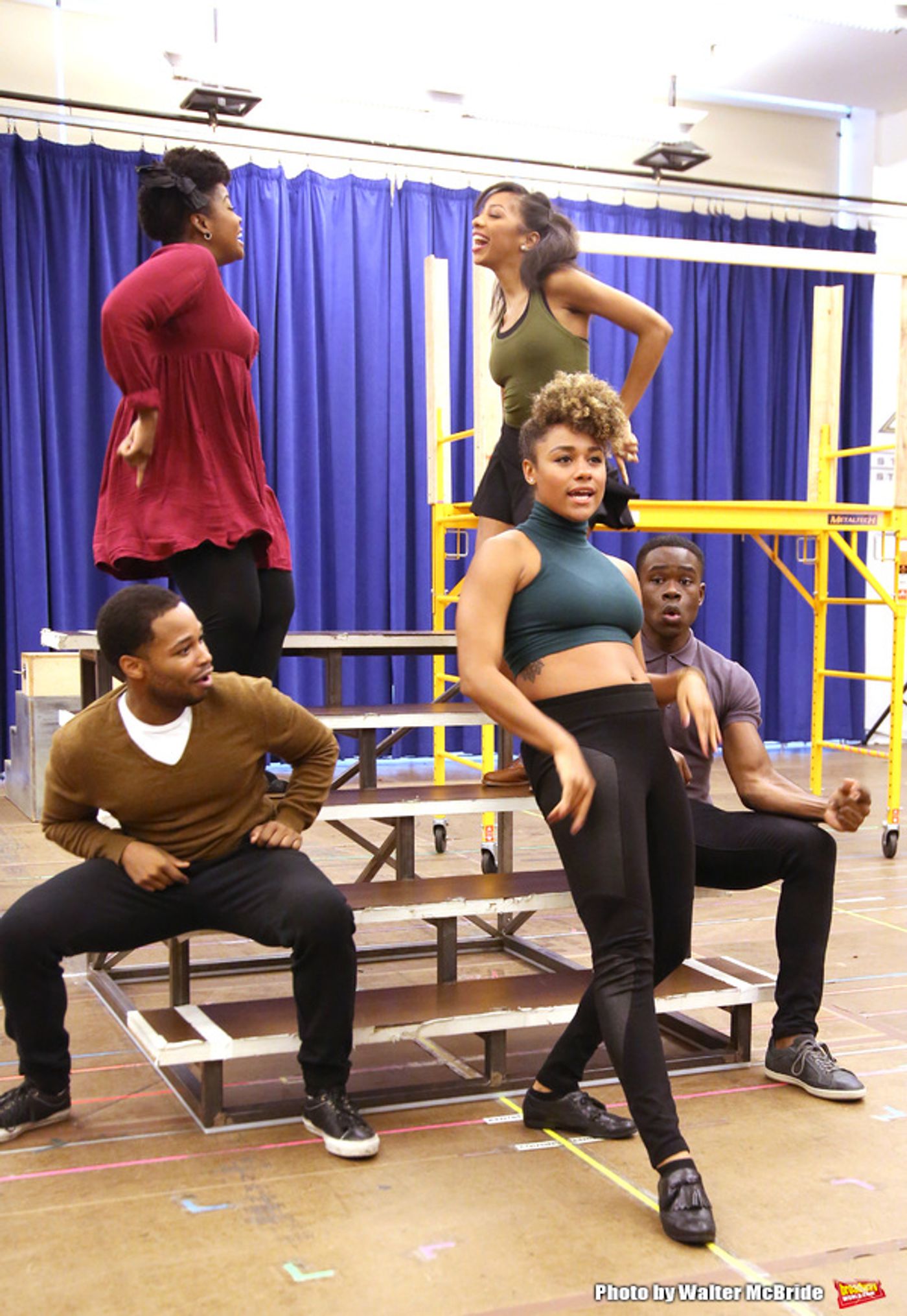 Photo Coverage: In the Rehearsal Room with the Cast of A BRONX TALE on Broadway! Photo Coverage: In the Rehearsal Room with the Cast of A BRONX TALE on Broadway! Image