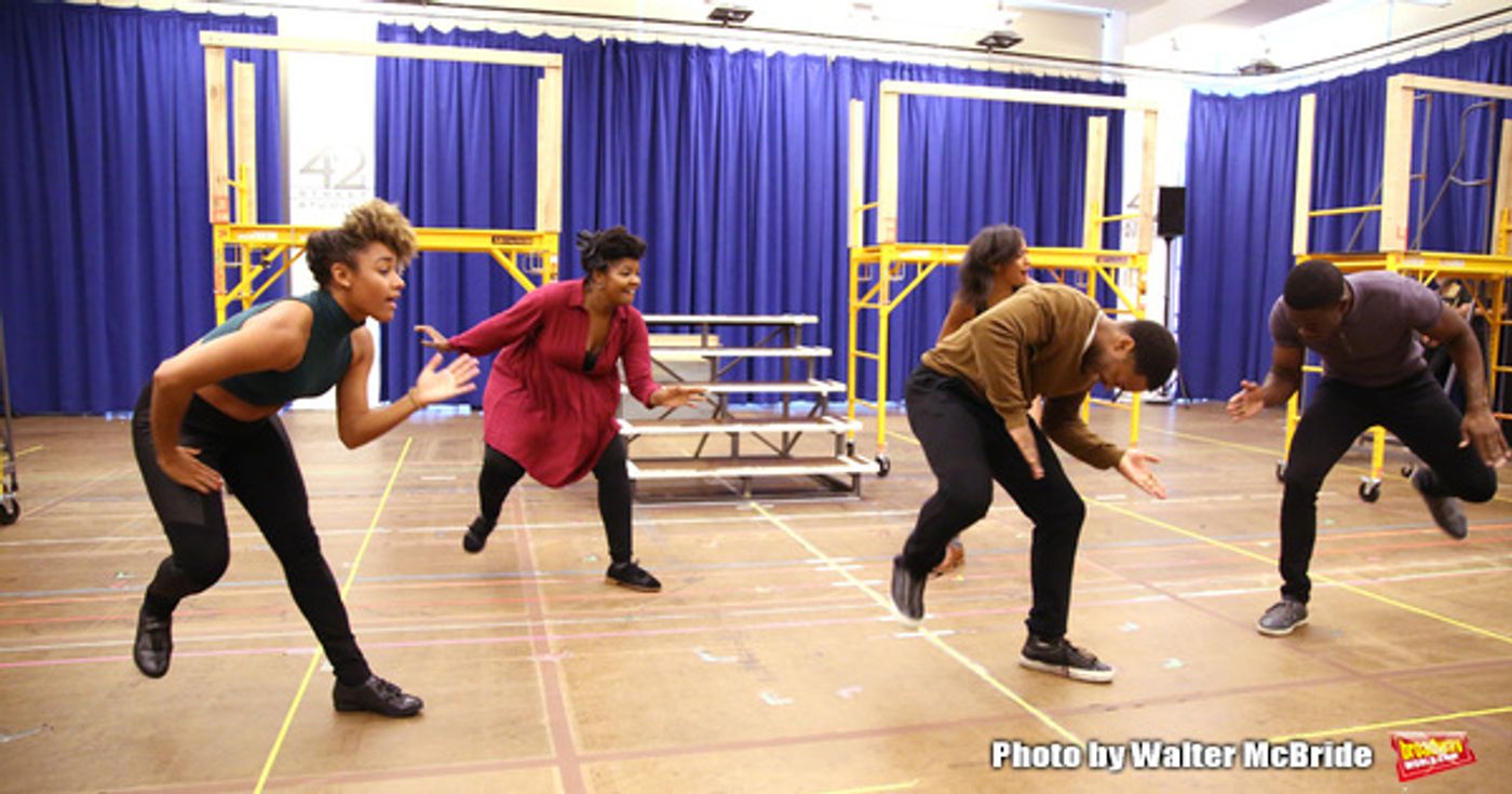 Photo Coverage: In the Rehearsal Room with the Cast of A BRONX TALE on Broadway! Photo Coverage: In the Rehearsal Room with the Cast of A BRONX TALE on Broadway! Image