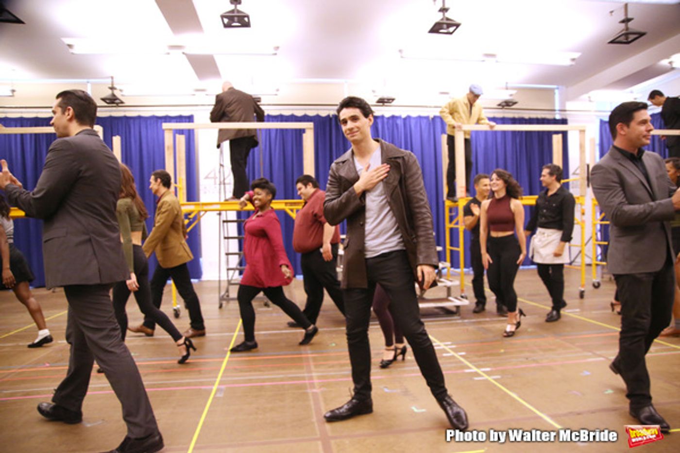 Photo Coverage: In the Rehearsal Room with the Cast of A BRONX TALE on Broadway! Photo Coverage: In the Rehearsal Room with the Cast of A BRONX TALE on Broadway! Image