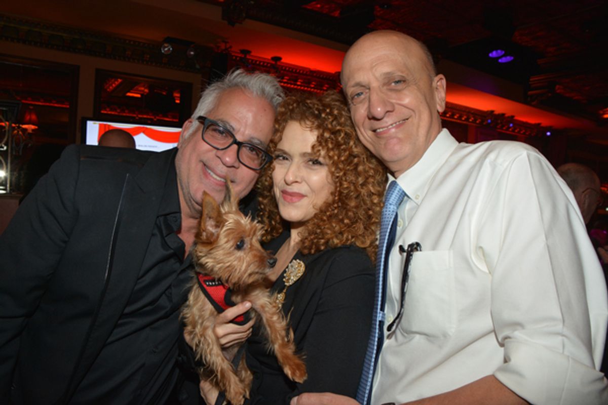 Richard Jay-Alexander, Bernadette Peters and Tom Viola at 