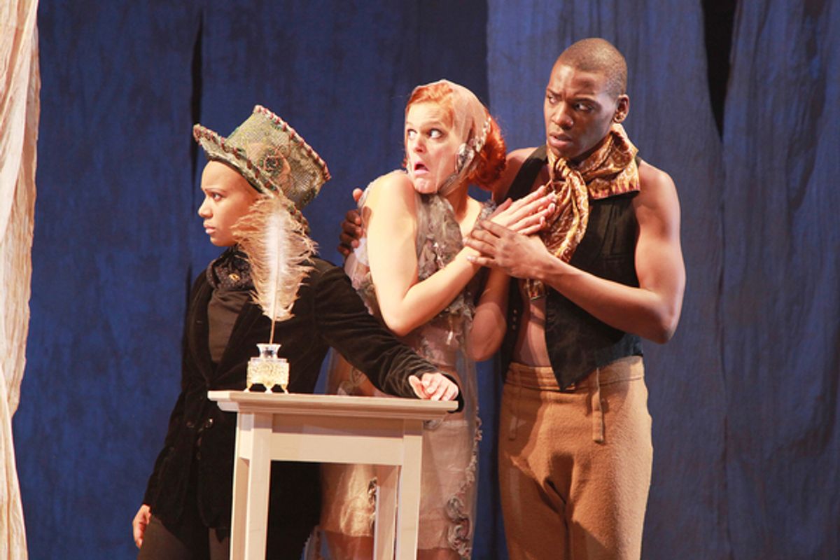 Ashley Winkfield, Katie Melby, Demetrius Stewart at 