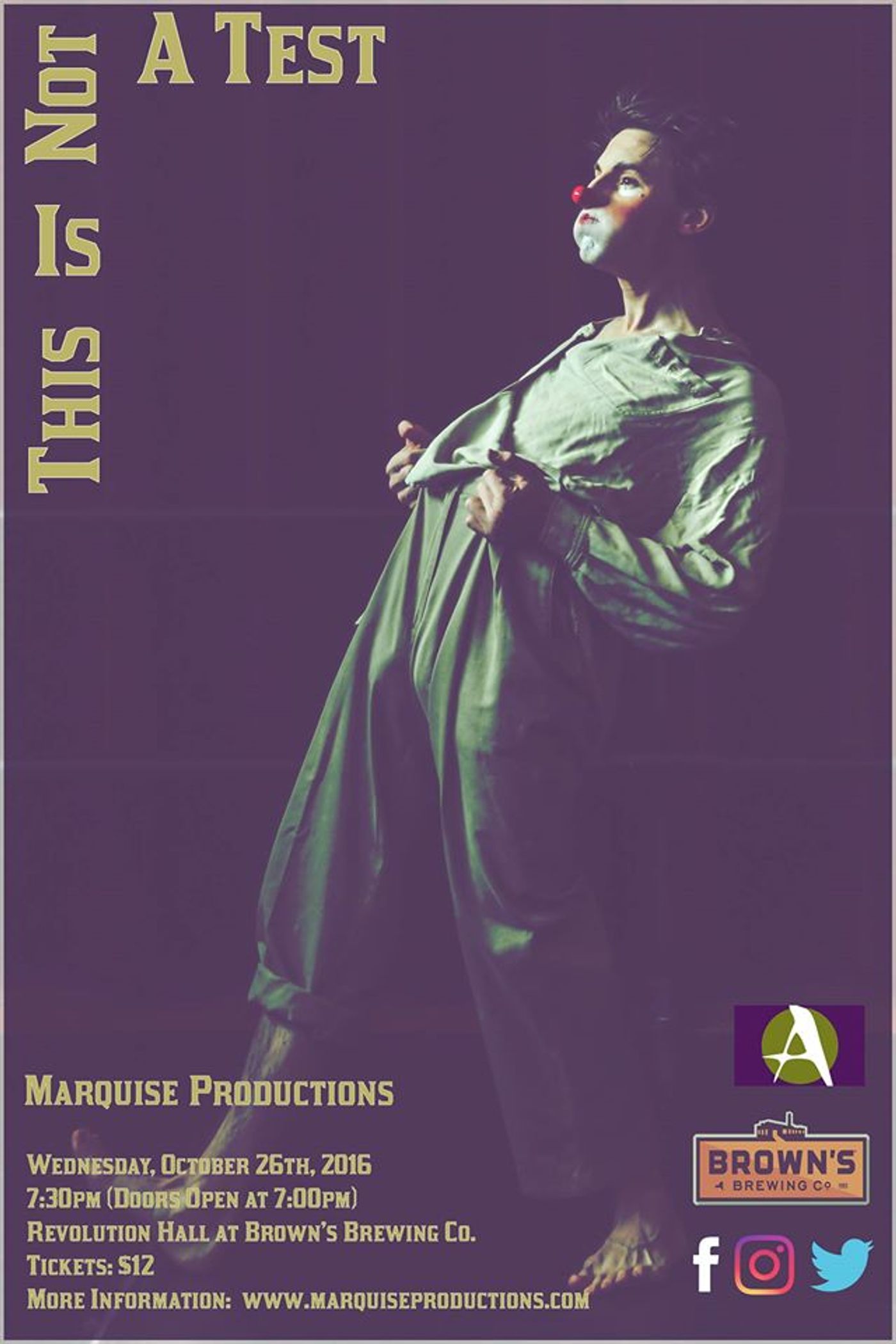 BWW Preview: Aaron Marquise of Marquise Productions Presents THIS IS NOT A TEST  Image