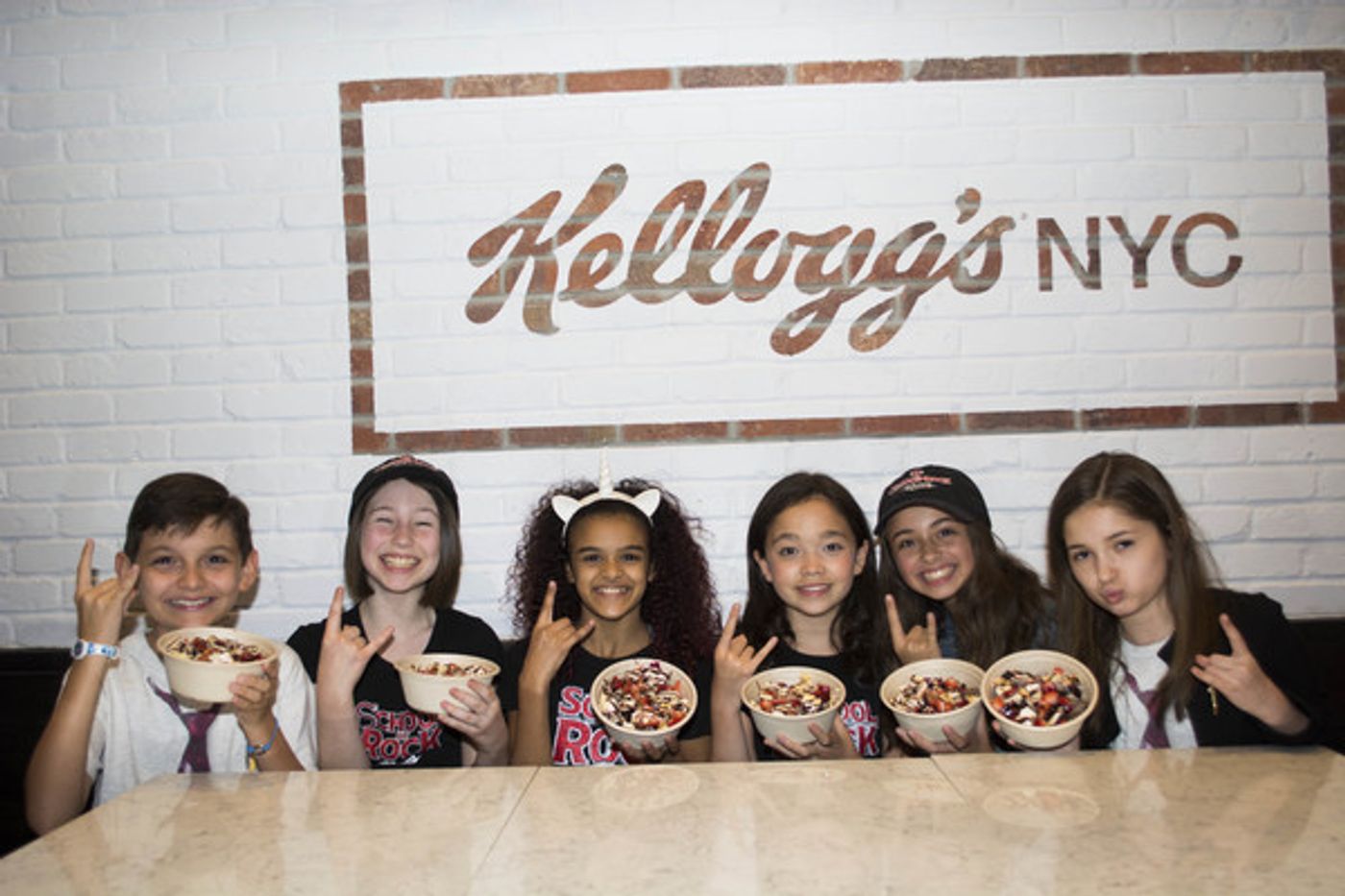 Photo Flash: SCHOOL OF ROCK Kids Nom After-School Snack at Kellogg's NYC  Image