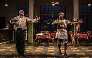 Leon Addison Brown and Sahr Ngaujah @ BroadwayWorld Leon Addison Brown and Sahr Ngaujah Photo