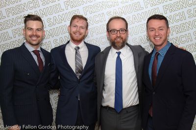 Matt Shingledecker, Michael Kooman, Christopher Dimond and Andrew Lippa Photo