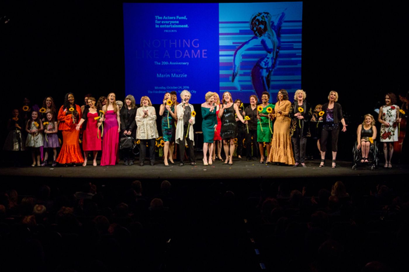 Photo Coverage: The Actors Fund Honors Marin Mazzie at NOTHING LIKE A DAME  Image