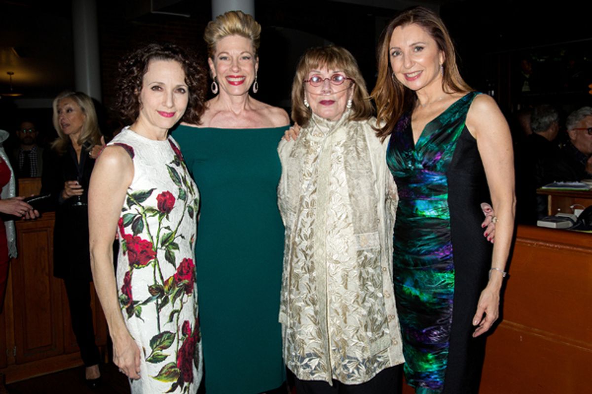 Bebe Neuwirth, Marin Mazzie, Phyllis Newman, Donna Murphy at 