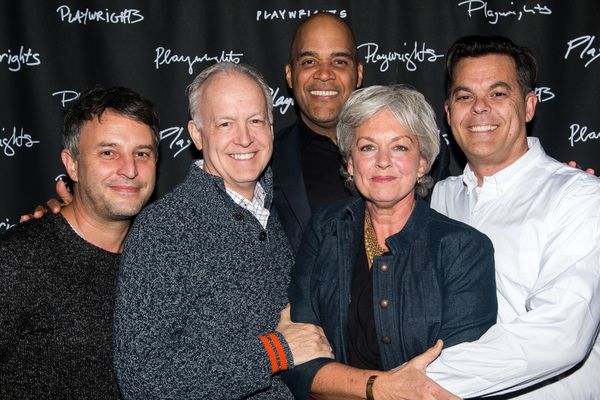 Trip Cullman, Reed Birney, Victor Williams, Michele Pawk & Adam Bock Photo