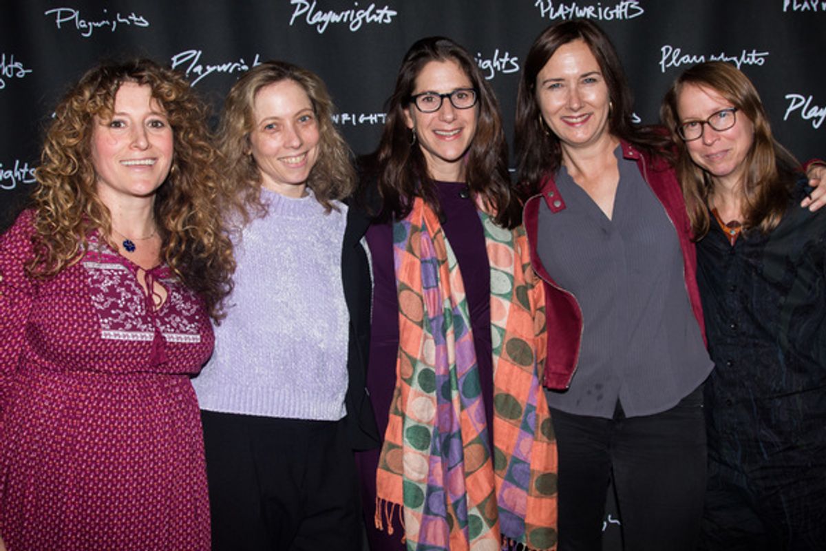 Hannah Bos, Jenny Schwartz, Anne Kauffman, Lisa D'Amour & Anne Washburn at 