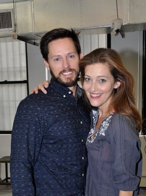 Andrew Call and Sandy Rustin @ BroadwayWorld Andrew Call and Sandy Rustin Photo