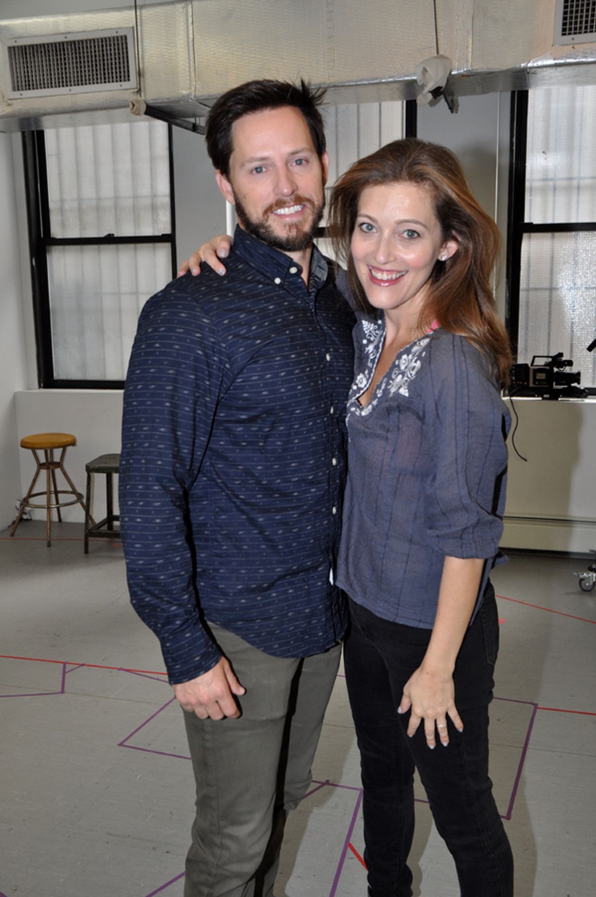 Andrew Call and Sandy Rustin at 