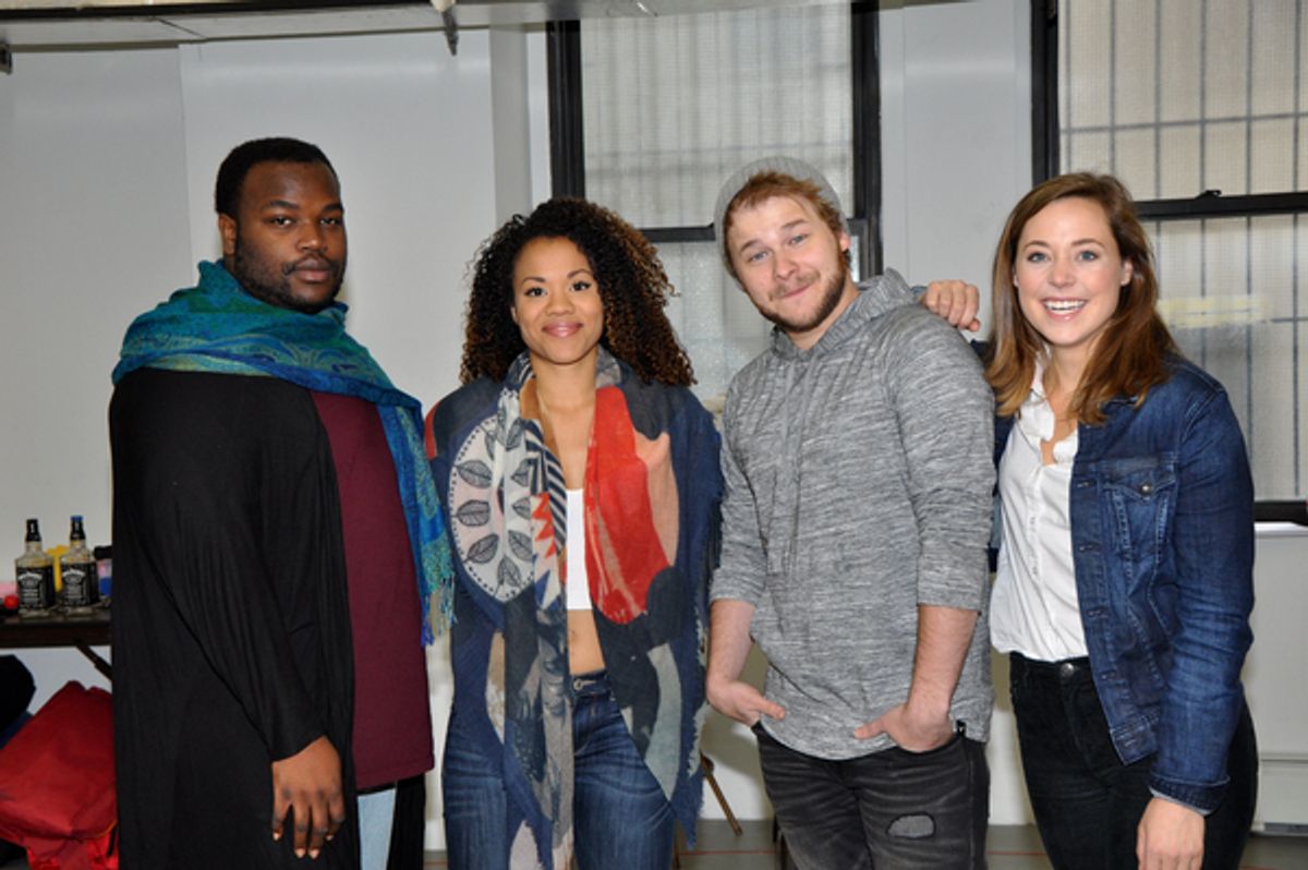 Juwan Crawley, Alysha Deslorieux, F. Michael Haynie and Erike Henningsen at 